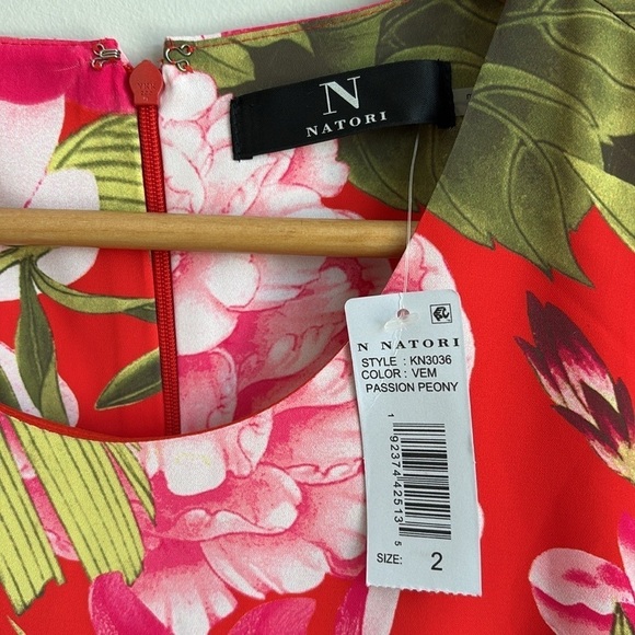 Natori Passion Peony Dress size 2 NWT - Picture 6 of 8